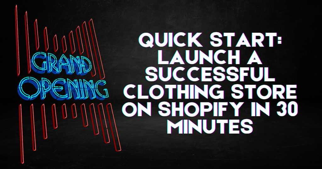 Start Selling Online: Launch Your Shopify Store in 30 Minutes ...