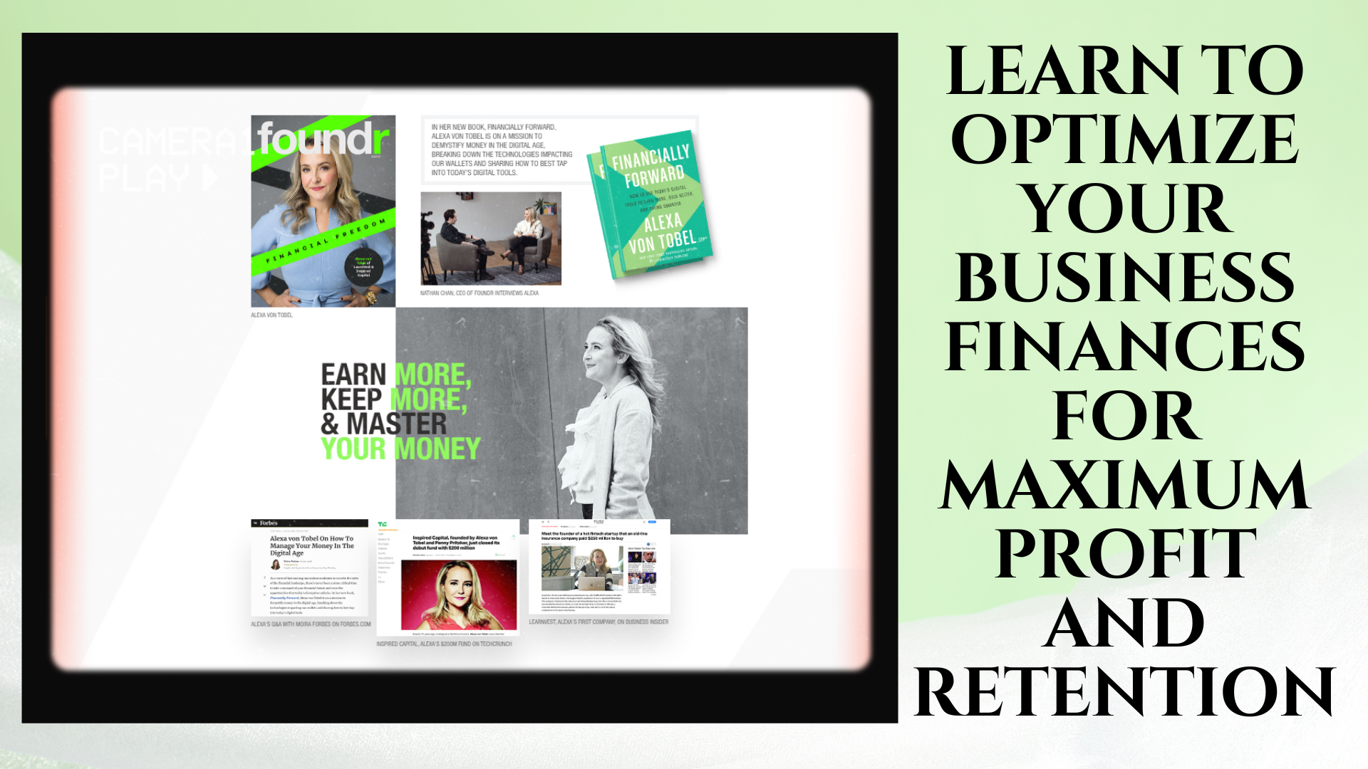 Unlock Profitability: Join Alexa Von Tobel's Free Financial Masterclass